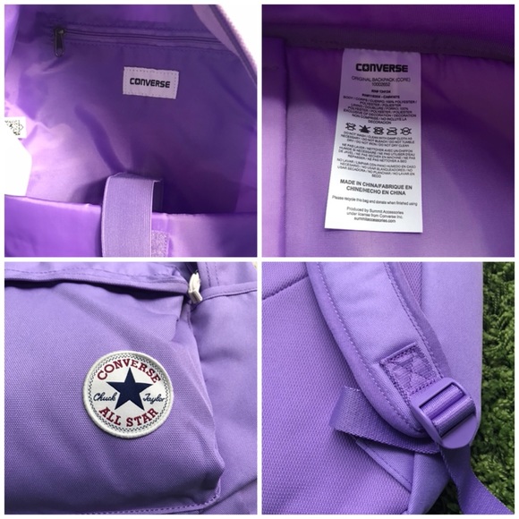 NWT Converse Original Backpack Lilac WMNS - Picture 8 of 8